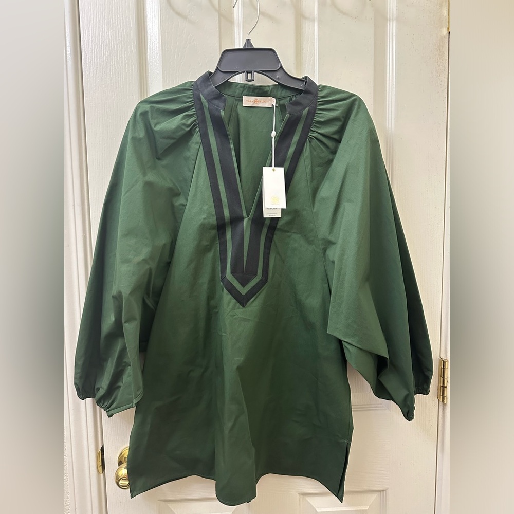 NWT! Tory Burch Green Tunic